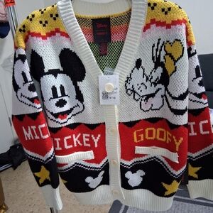 Disney Mickey and Goofy Cardigan